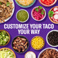 Taco Bell Crunchy & Soft Taco Cravings Kit with 6 Soft Tortillas, 6 Crunchy Taco Shells, Taco Bell Mild Sauce & Seasoning, 12.9