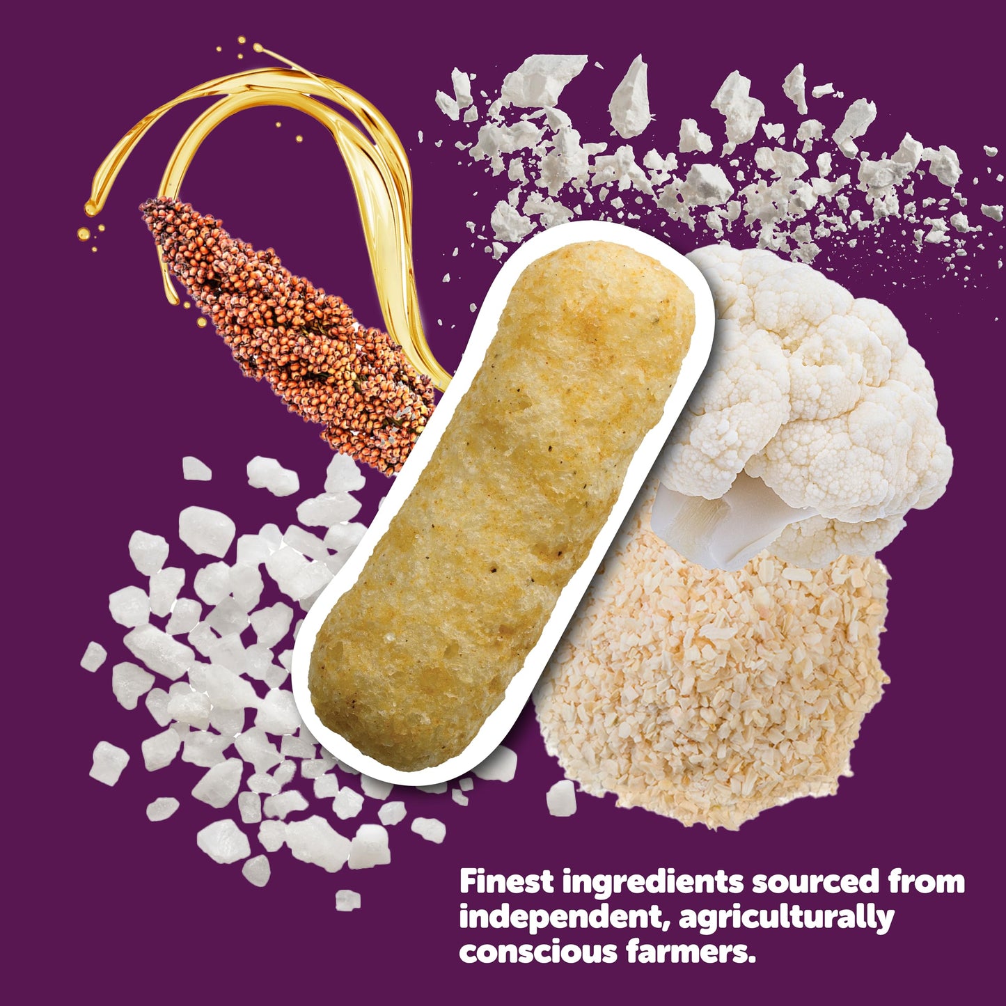 Vegan Robs Cauliflower Puffs Clean & Sustainable with a Great Veggie Taste - Plant-Based & Gluten Free Healthy Snacks for Kids