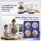 Pro Sourdough Starter Kit -37oz Wide Mouth Sourdough Starter Jar Kit for Bread - Large Glass Sourdough Jar  Feeding Band  Cloth Cover  Spatula & Thermometer-Best Sourdough Bread Kit for Beginners