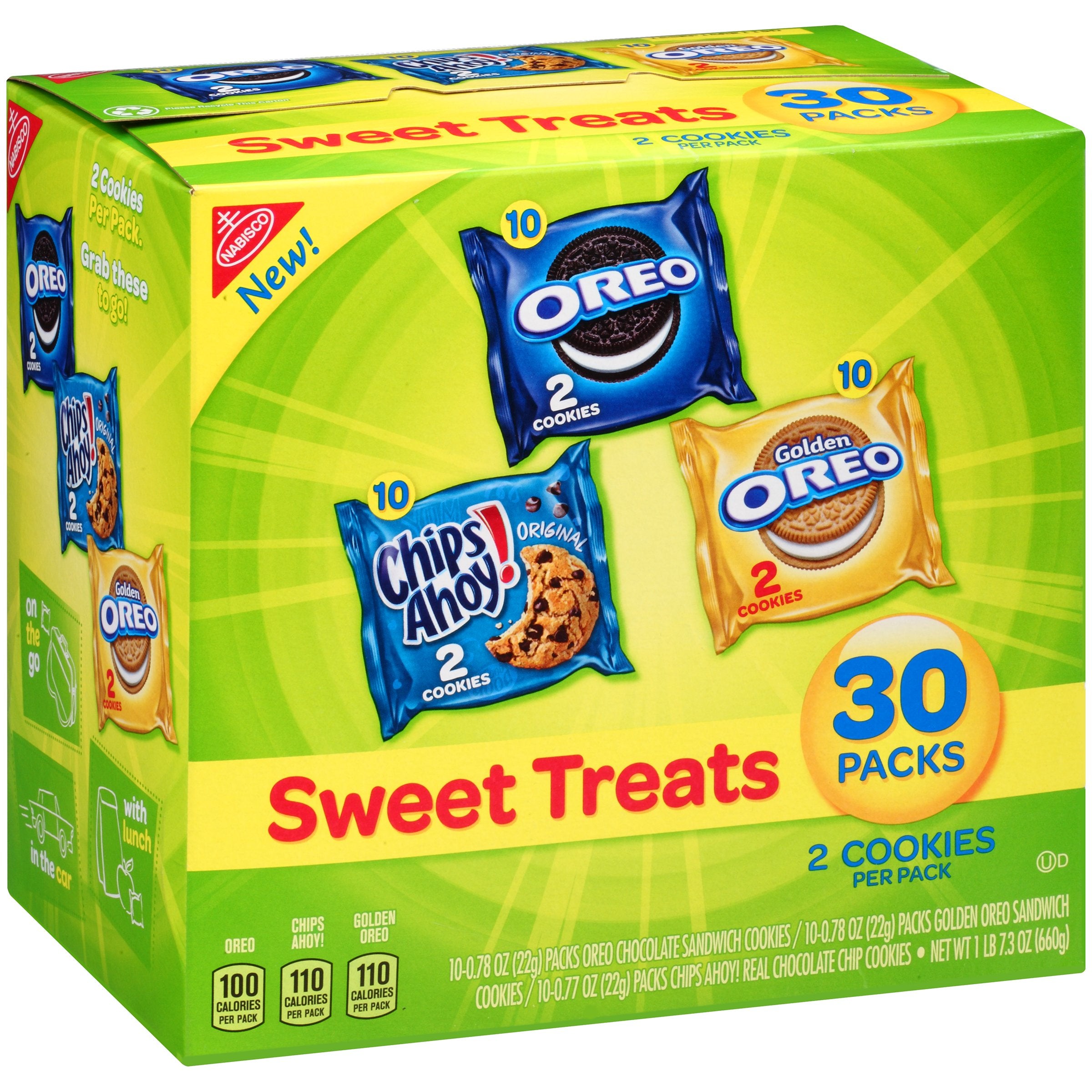 Oreo Chips Ahoy! And Cookies Assorted Variety Pack, 30 Count (Pack Of ...