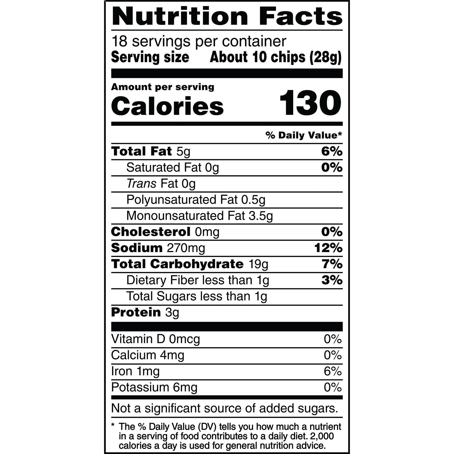 Stacys Simply Naked Pita Chips, 18 Ounce (Pack of 6)