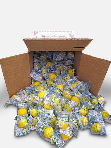 Lemonheads Bulk 3Lb Box Of Iconic Sour Lemon Candy - 150 Individually Wrapped Lemon Heads - Hard Lemon Candy