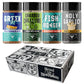 Fire & Smoke Society BBQ Rubs Variety Pack - 4 Pack, 6 Ounce Each, Ideal for Grilling and Smoking, Great Gift for Dad