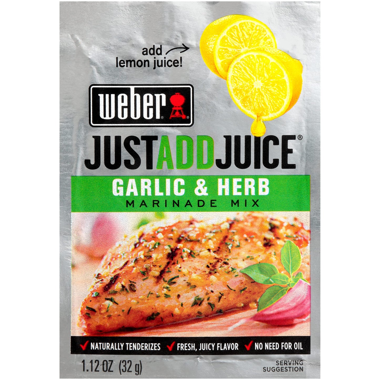 WEBER, MARINADE GRLC & HRB JAJ, 1.12 OZ, (Pack of 12)