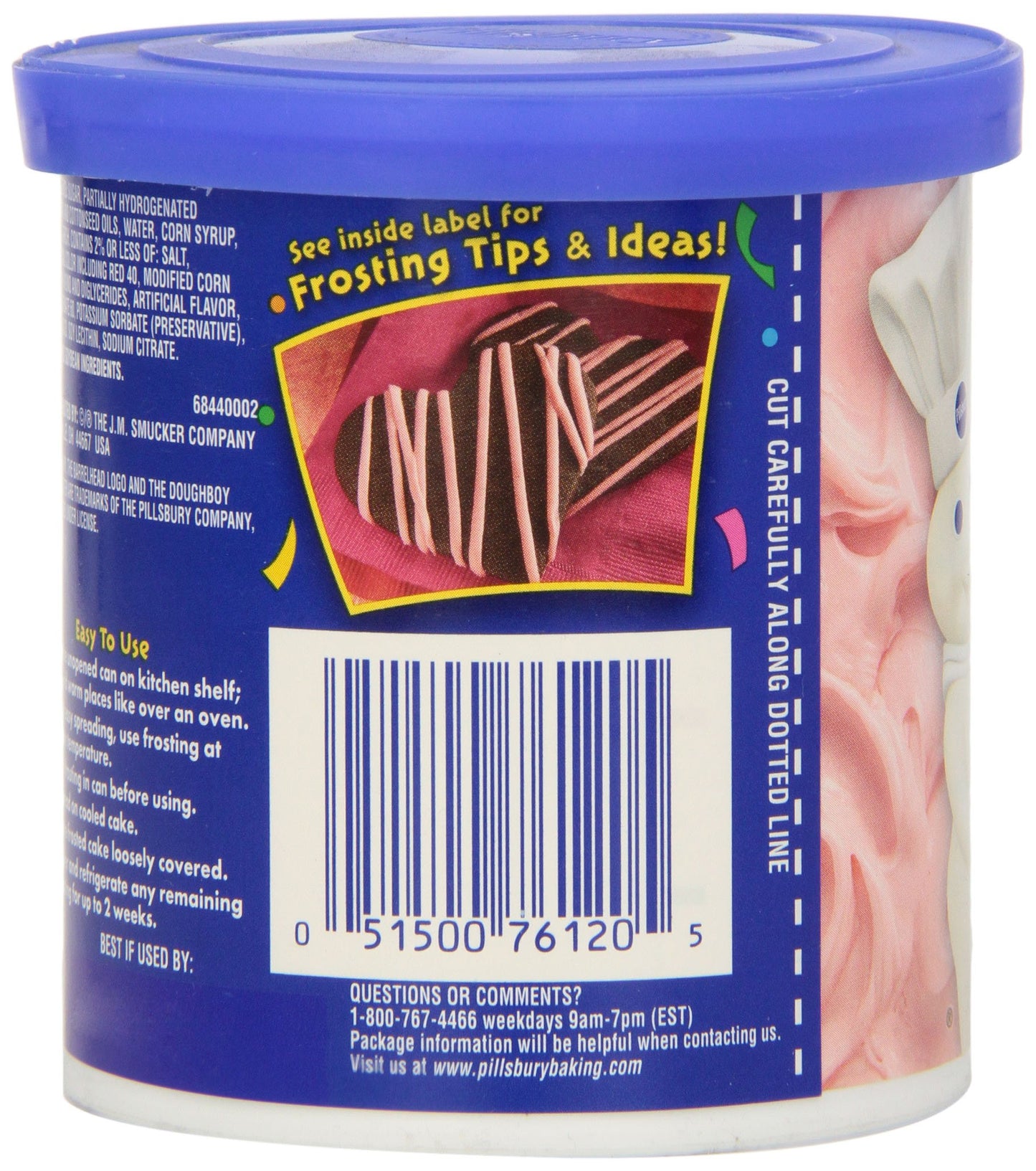 Pillsbury Creamy Supreme Frosting, Strawberry, 16 oz
