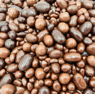 Bridge Mix | 2 Pound Bag | Dark and Milk Chocolate Covered Almonds, Milk Chocolate Covered Raisins and Mango Candy