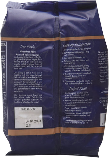 DeLallo - Gluten-Free Italian Orzo, 12 oz. (Pack of 4)