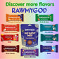RAWMYGOD Fruit and Nut Bars, Gluten Free, Vegan, No Added Sugar, Pack of 12