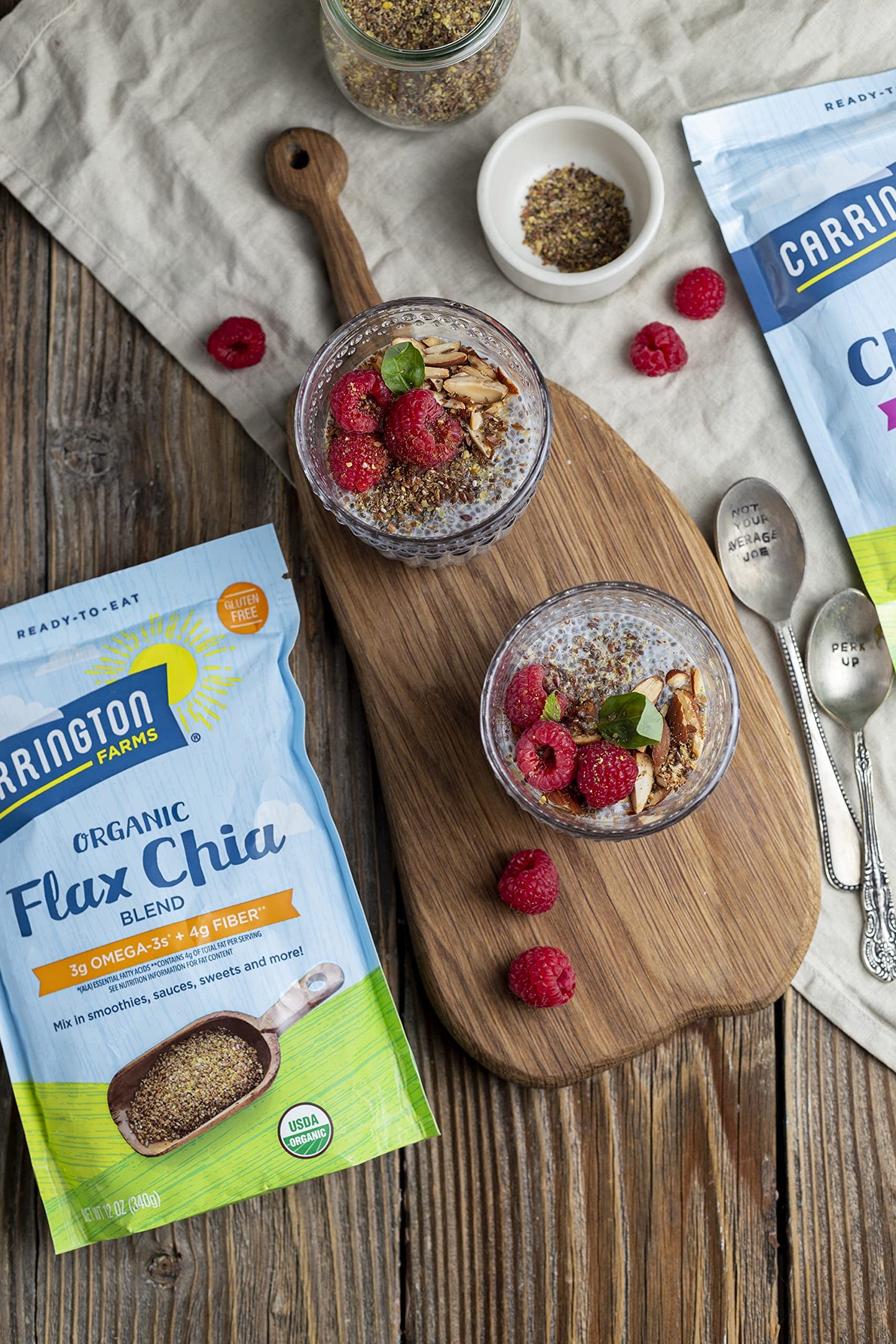 Carrington Farms Flax Chia Blend, Gluten Free, Usda Organic, 12 Ounce
