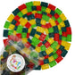 Firstchoicecandy 3D Rainbow Juicy Gummy Candy (3D Building Blocks, 2 Pound)
