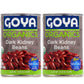 Goya Foods Organic Dark Red Kidney Beans, 15.5 Ounce (Pack of 2)