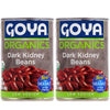 Goya Foods Organic Dark Red Kidney Beans, 15.5 Ounce (Pack of 2)