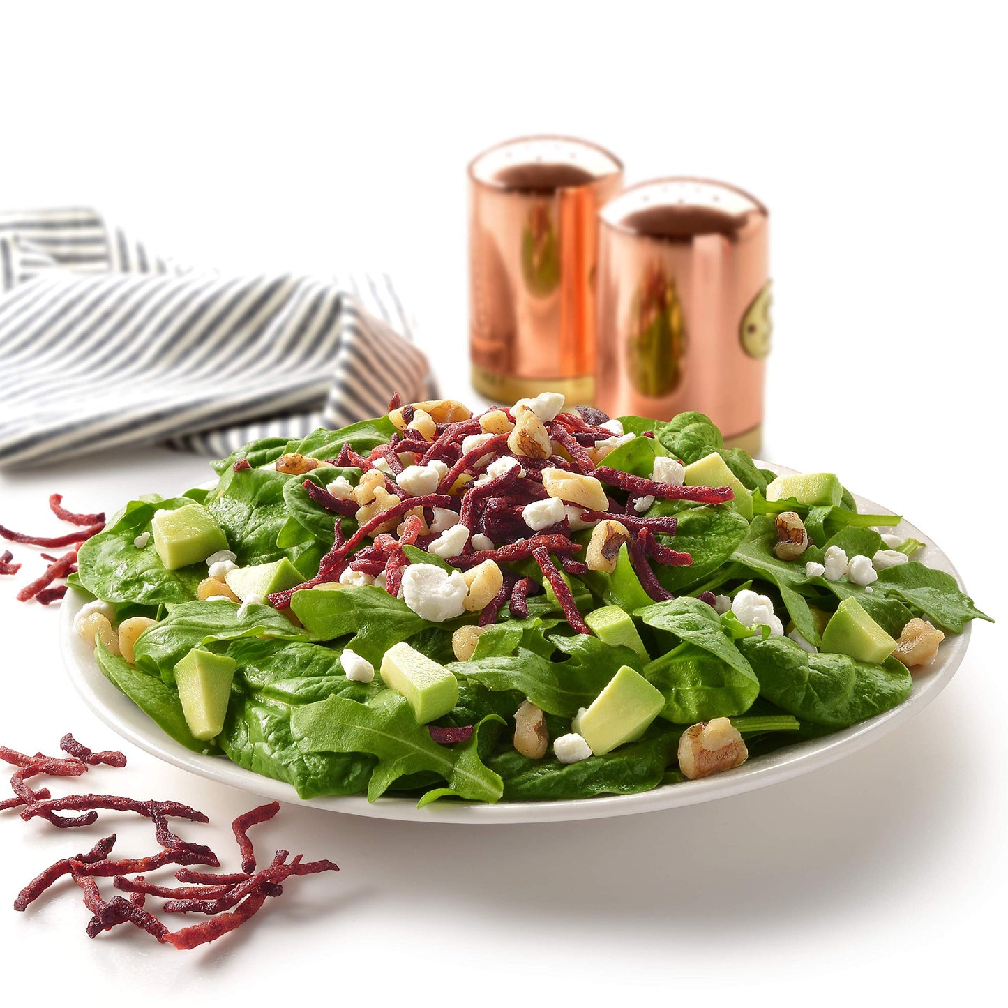 Fresh Gourmet Crispy Balsamic Beets - 3.5 Ounce, Pack Of 6 - Low Carb, Crunchy Snack And Salad Topper