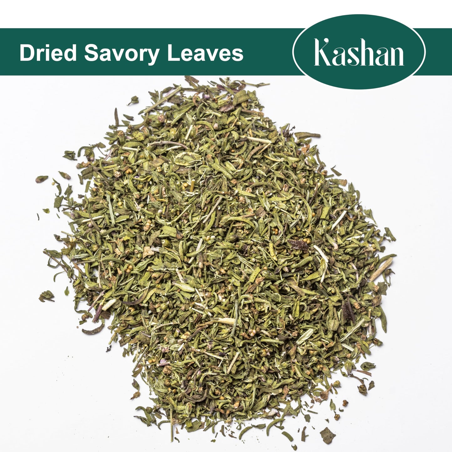 Kashan Dried Savory Leaves, Great For Cooking And Herbal Tea, Pure Mediterranean Seasoning, Vegetarian 9Oz (255G)