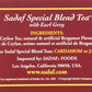 Sadaf Earl Grey Tea Bags | Special Blend Earl Grey Ceylon Black Tea | Product harvested in Sri Lanka | 50 bags (pack of 1)