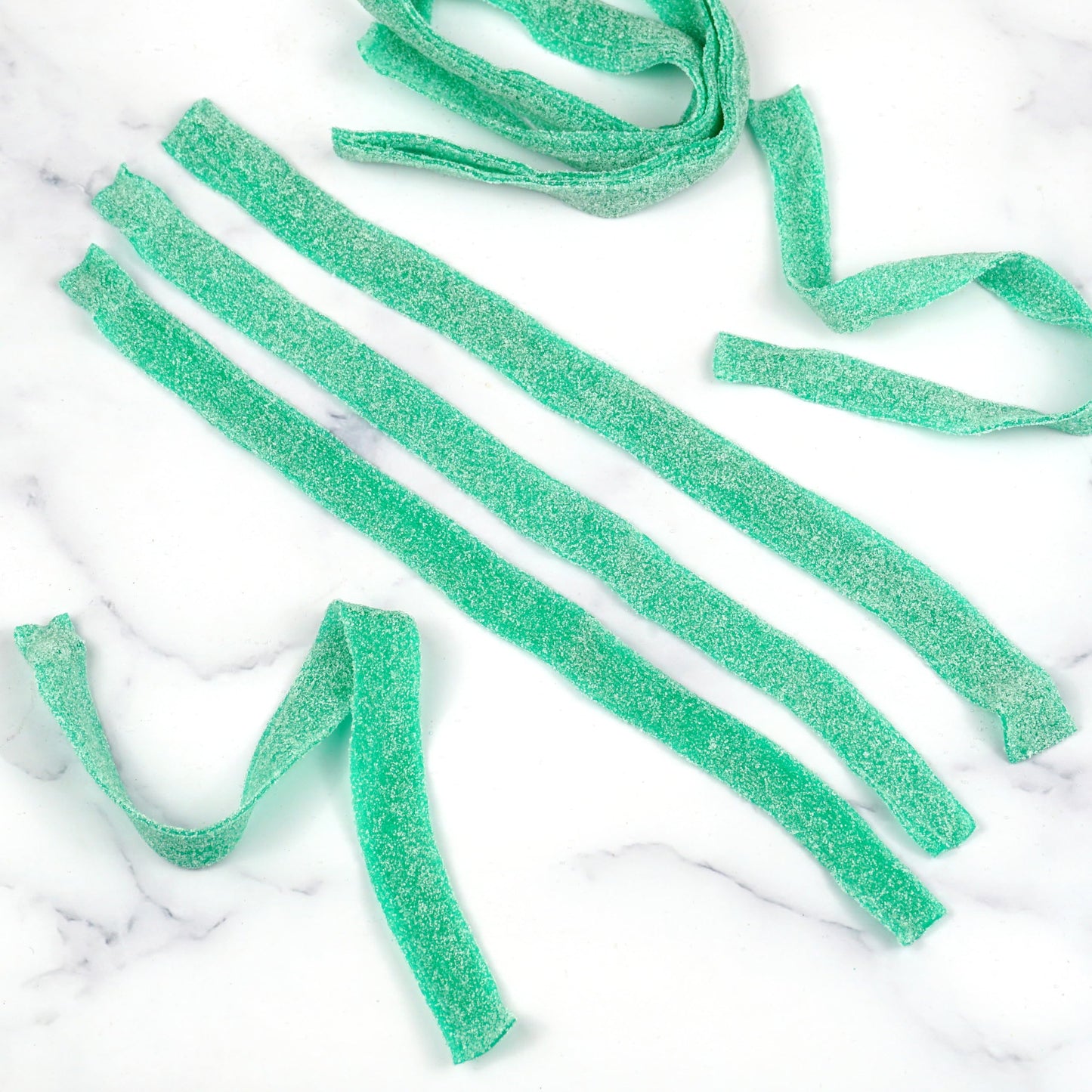 Green Apple Sour Belts, 1 Pound Bulk Bag, The Hampton Popcorn & Candy Company