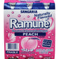 Sangaria Ramune Peach Soda, 6.76 Fl Oz (Pack of 6)