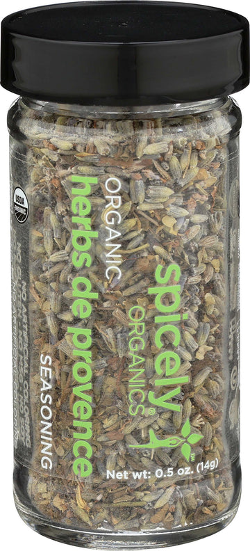 Spicely Organic Seasoning Herbs De Provence 0.50 Ounce Jar Certified Gluten Free
