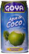 Goya Coconut Water, 11.8 Fl Oz, Pack of 24, Plastic, No Color