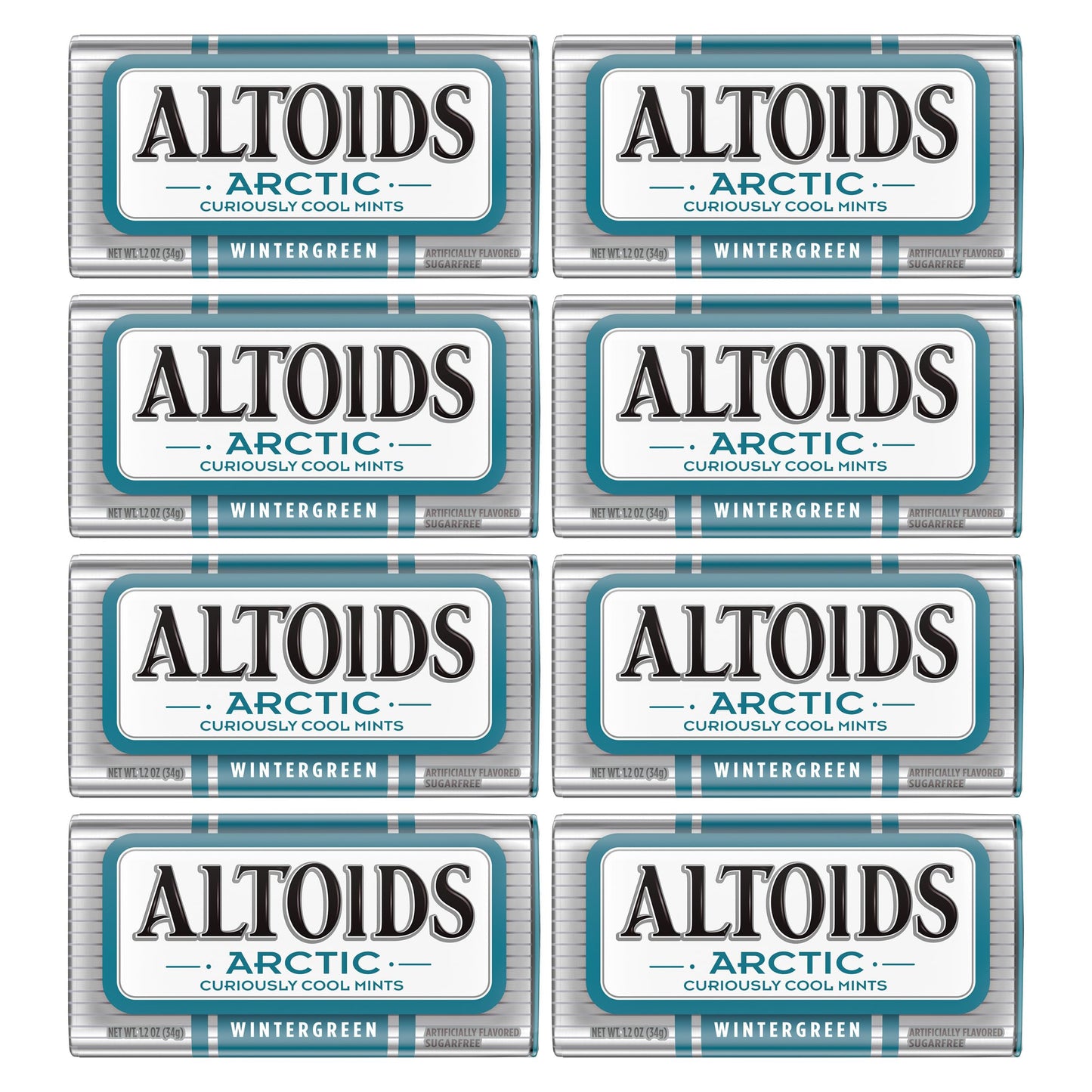 Altoids Wintergreen Mints, 1.2 Ounce Each (8 Pack, 9.6 Ounce Total)