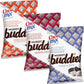 The Hampton Candy Company Variety Snack Pack Muddy Buddies, 3 Pack - Brownie Supreme, Cookies & Cream, Peanut Butter & Chocolate, 4.42 oz