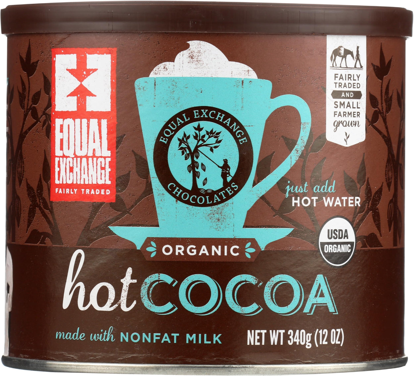 Equal Exchange Hot Cocoa Mix, Cans Chocolate, 12 Oz (ogh-equalch)