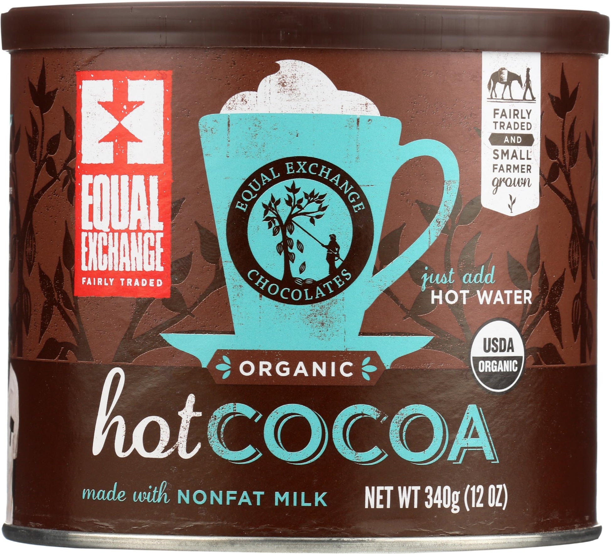 Equal Exchange Hot Cocoa Mix, Cans Chocolate, 12 Oz (ogh-equalch)