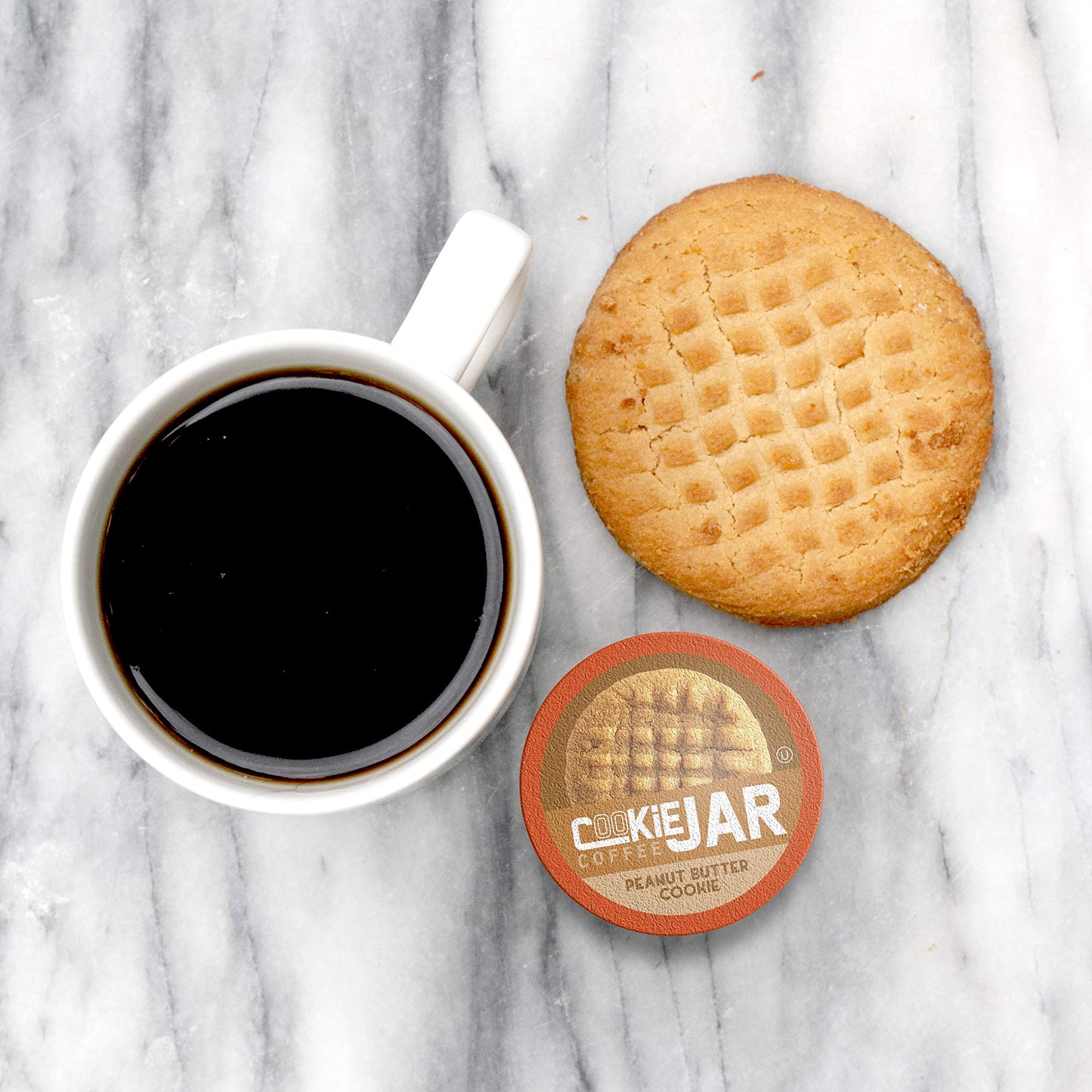 Cookie Jar Peanut Butter Flavored Coffee Pods for Keurig, 40 Count, Nutty Flavor