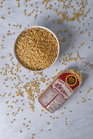Amish Country Popcorn | 1 Lb Bag | Baby White Popcorn Kernels | Old Fashioned, Non-Gmo And Gluten Free (Baby White - 1 Lb Bag)
