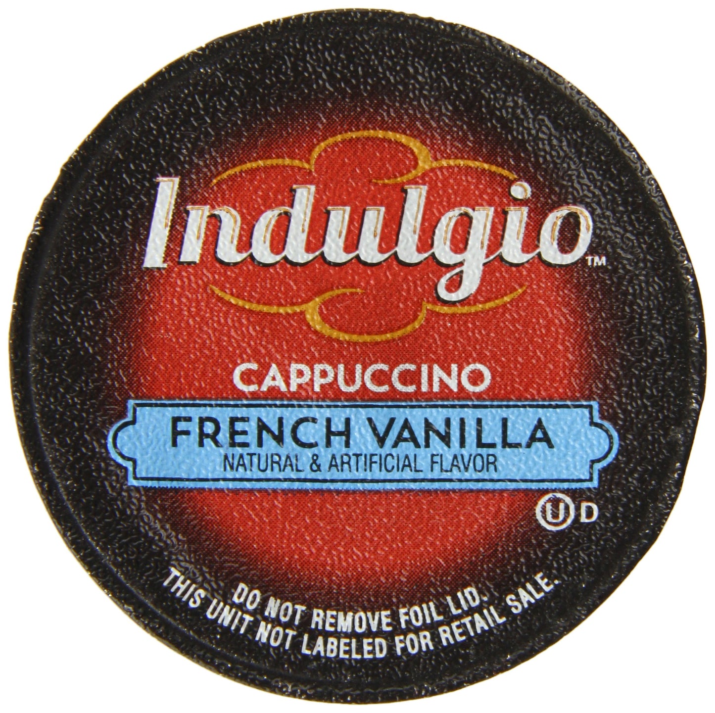 Indulgio French Vanilla Cappuccino K-Cup Pods, 24 Count, Compatible with Keurig 2.0 Brewers