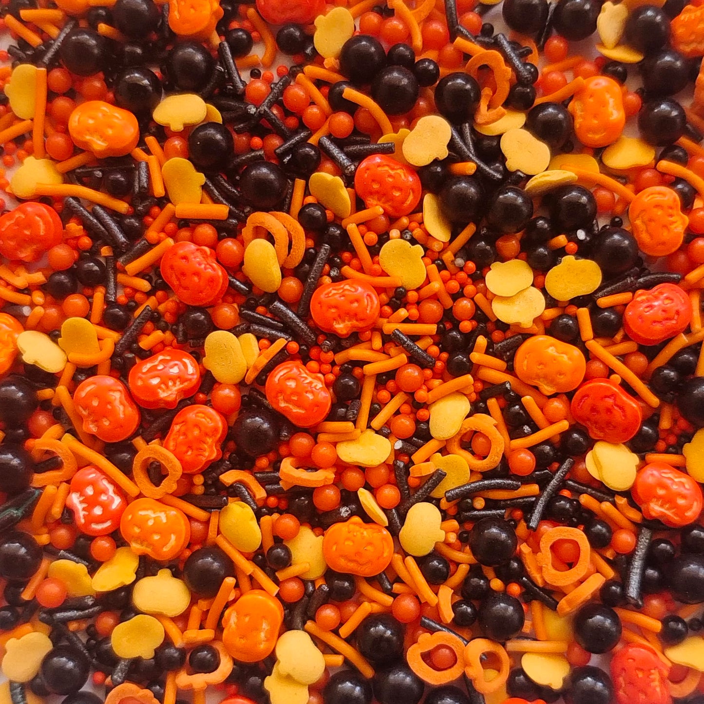 1 Bottle Edible Pumpkin Mixing Sprinkles 3.53oz/ 100g | Edible Cake Cupcake Sprinkles for Decorating | Cookie and Ice Cream Topp