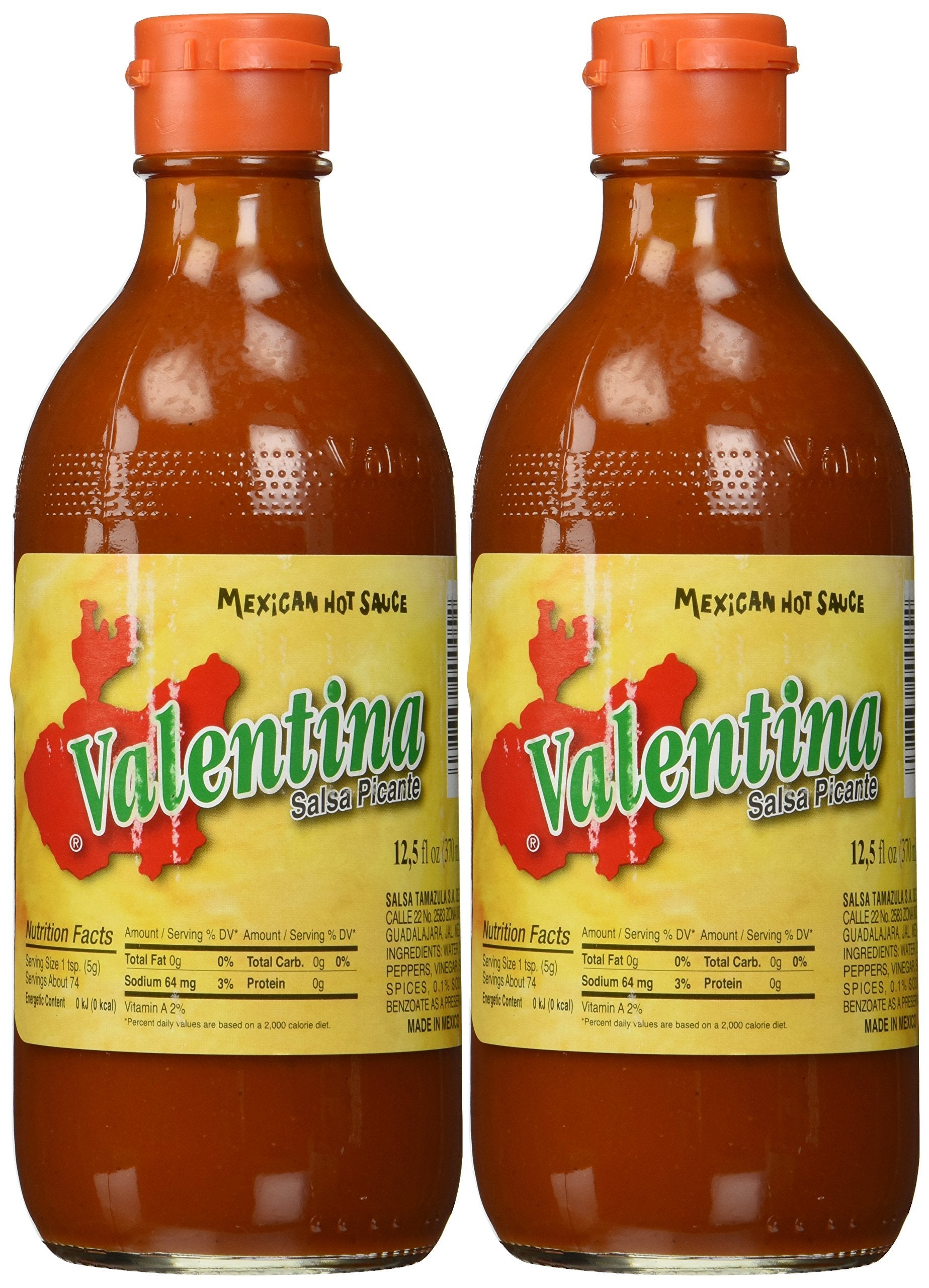 Valentina Salsa Picante Mexican Hot Sauce - 12.5 Oz. (Pack Of 2) - B - C12