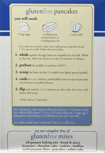 King Arthur Pancake Mix, 6 Per Case, 15 Ounce