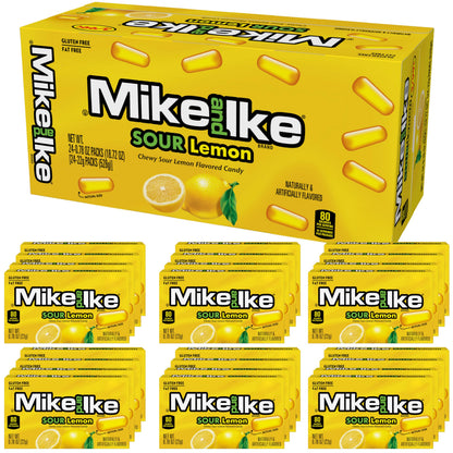 Mike and Ike Sour Lemon Candy, 0.78 Ounce Box (Pack of 24)