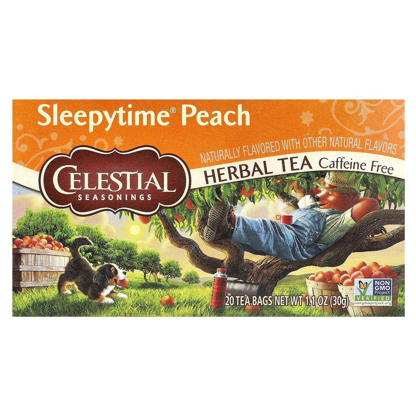 Celestial Seasonings Herbal Tea  Sleepytime Peach  20 Ct