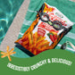 Sensible Portions Veggie Straws, Screamin' Hot Flavor, Gluten-Free Chips, 6 Ounce Bag, 6-Pack