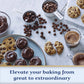 GHIRARDELLI Premium 100% Cacao Unsweetened Chocolate Baking Bar, 4 OZ Bar (12 Bars)