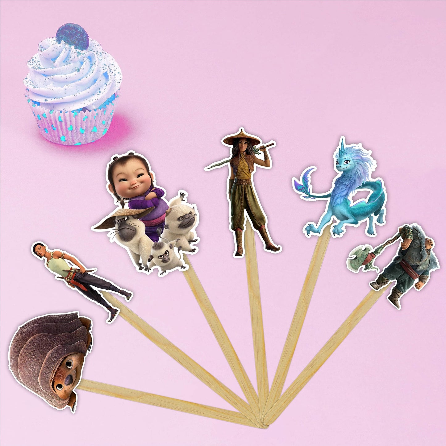 Seyal Raya And The Last Dragn Cupcake Topper