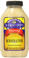 Bookbinders, Horseradish Prepared, 9.75 Oz, (Pack Of 9)