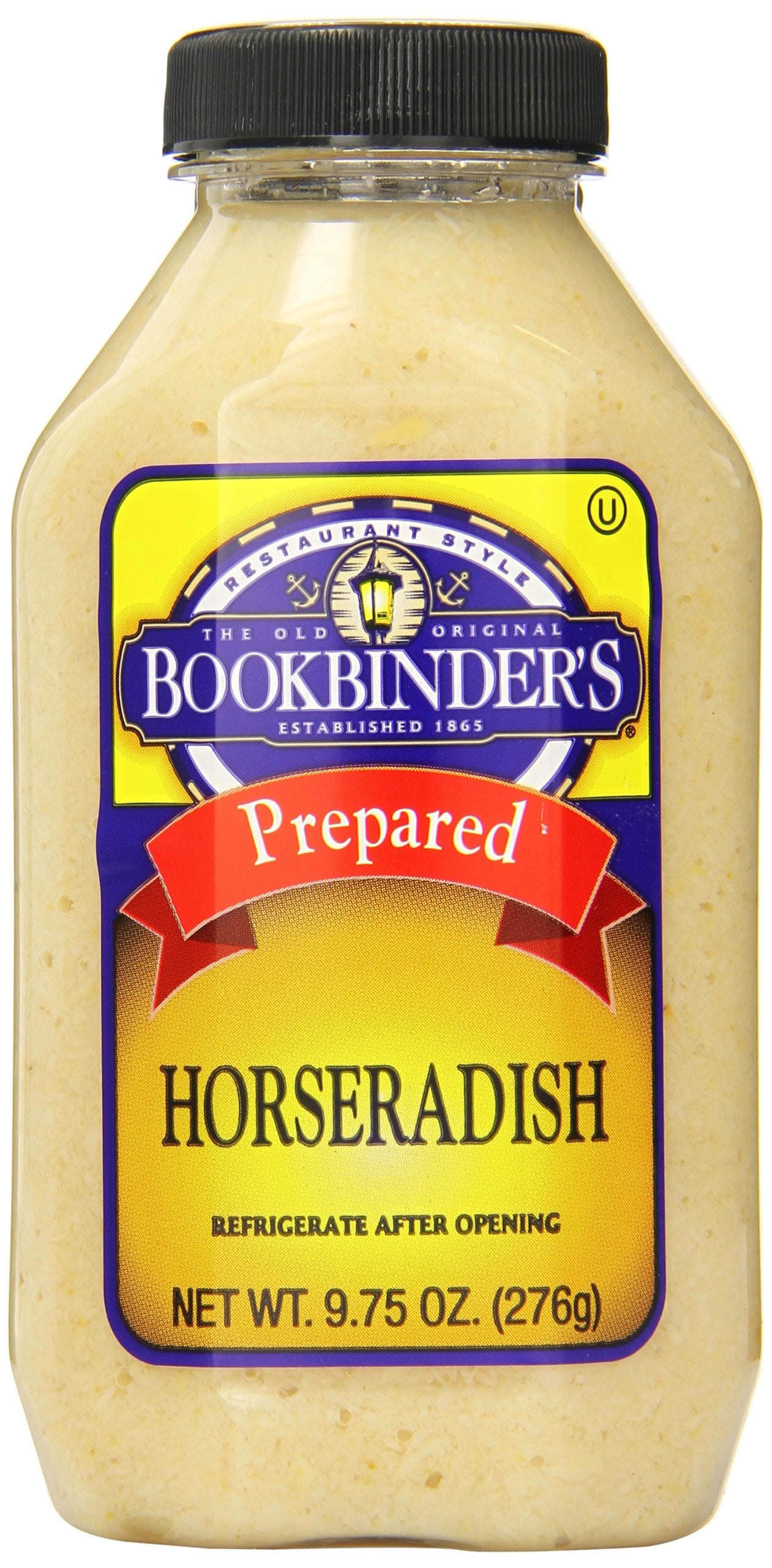 Bookbinders, Horseradish Prepared, 9.75 Oz, (Pack Of 9)