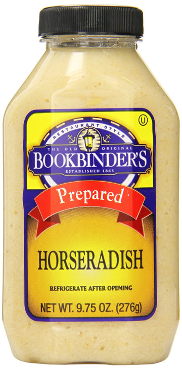 Bookbinders, Horseradish Prepared, 9.75 Oz, (Pack Of 9)