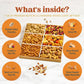 Thanksgiving Nuts Gift Basket Gourmet Holiday Food Gifts With Assorted Nuts And Dried Fruits Snack Fall Harvest Basket For Women Men Family & Corporate Care Package