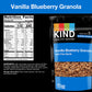 KIND Healthy Grains, Vanilla Blueberry Granola with Flax Seeds, Healthy Snacks, Gluten Free, 100% Whole Grains, 5g Protein, 11oz