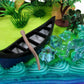 Nature Scene CAMPING 20 Piece Birthday CAKE Topper Set, Featuring Camping Items and Decorative Themed Accessories