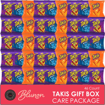 Takis Variety Pack Fuego, Blue Heat, and Intense Nacho Tortilla Chips - Fiery Spicy Snack Bag Care Package - Bulk Assortment Chr