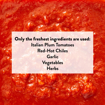 DeLallo Pomodoro Fresco Arrabiatta Sauce, 25.5 oz Jar, No Added Sugar, All Natural, Gluten Free, Non-GMO, Vegan, Spicy Pasta Sau