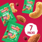Emerald Nuts Cashews and Almonds with Dried Cranberries 7 Ct (1-Pack) | 100-Calorie Individual Packs of Nut Blend and Dried Frui