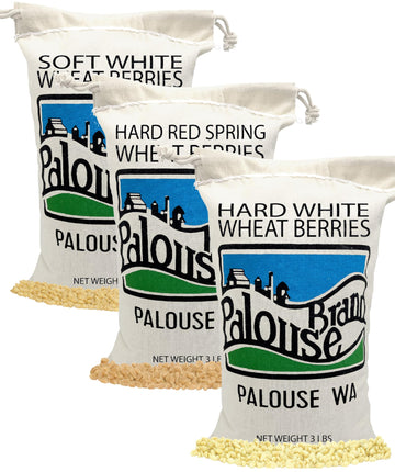 Certified Glyphosate Residue Free Hard White Wheat, Soft White Wheat, and Hard Red Spring Wheat | 9 LBS | Non-GMO Project Verifi