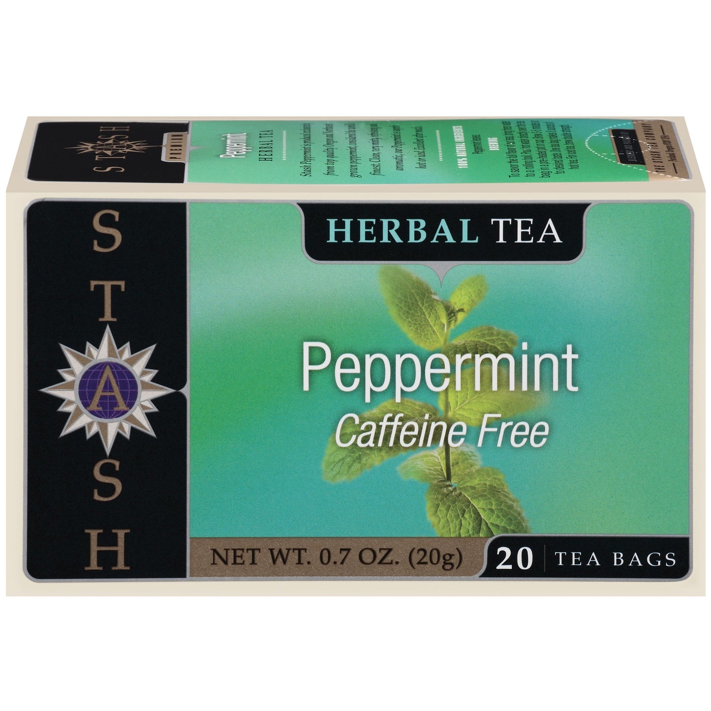 Stash Tea 29296- 6 Pack Stash Tea Peppermint Tea - 6x20 ct