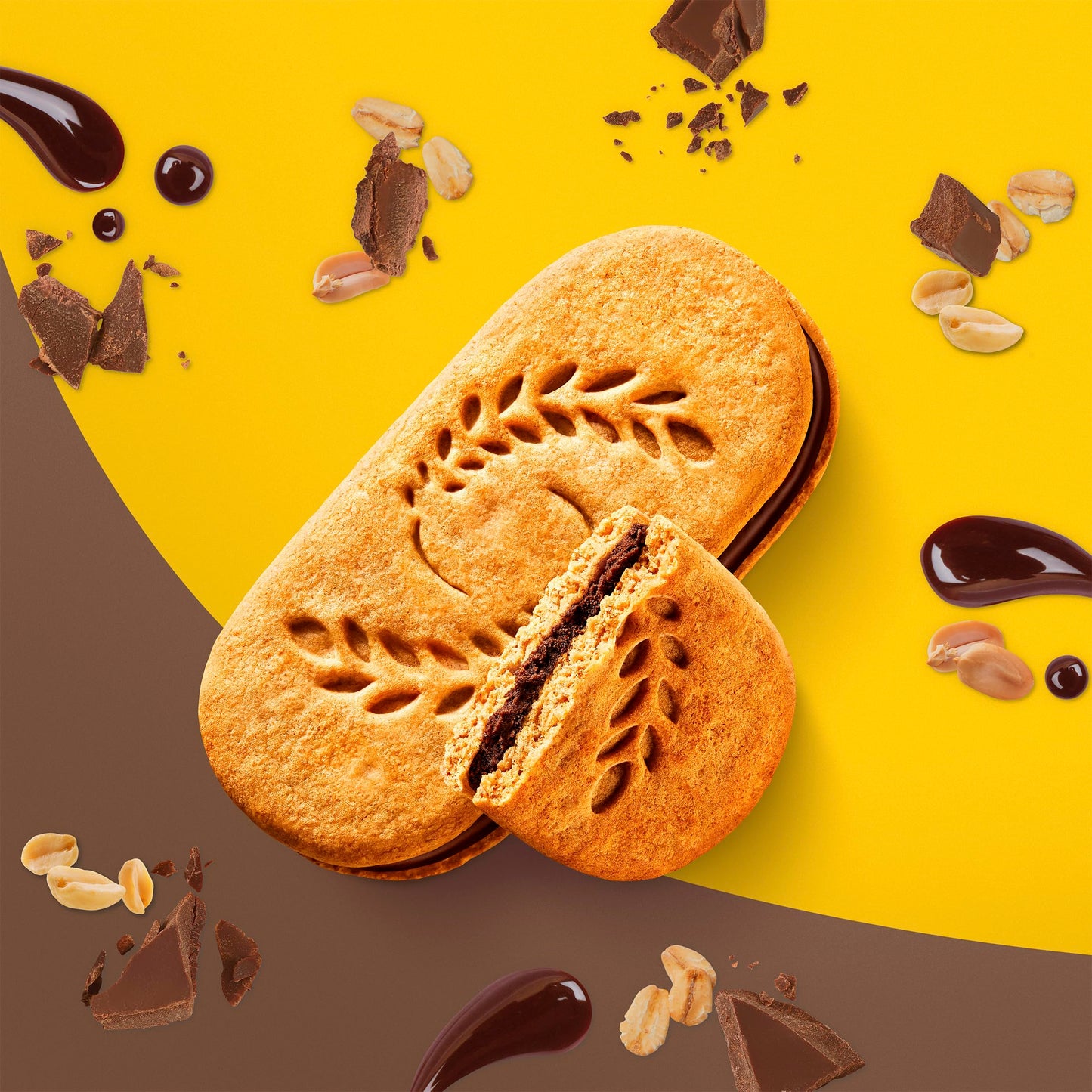 belVita Breakfast Sandwich Dark Chocolate Creme Breakfast Biscuits, 30 Total Packs, 6 Boxes (2 Sandwiches Per Pack)
